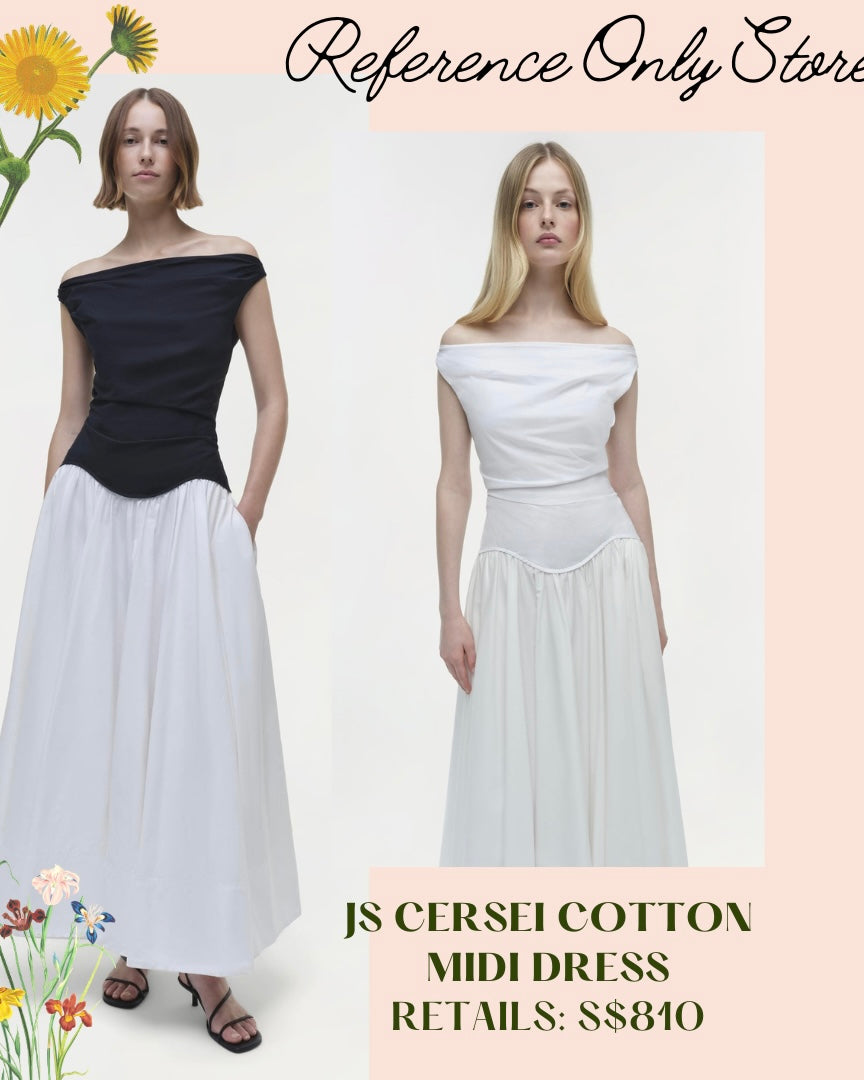 Back! JS Cersei Cotton midi dress