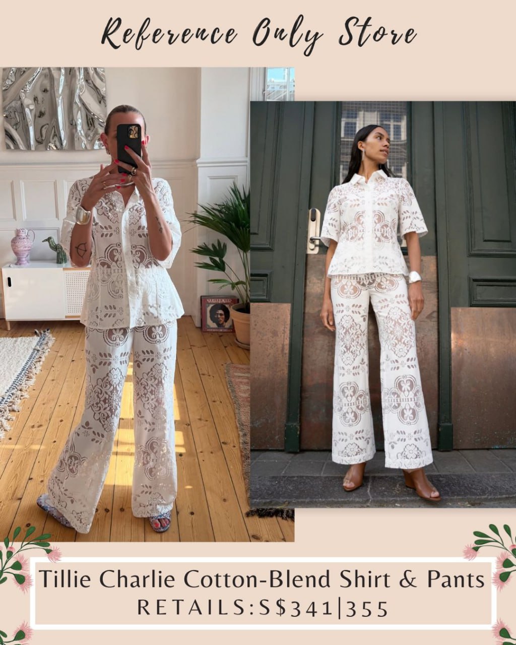 ML Tillie Charlie Cotton Blend Shirt and pants