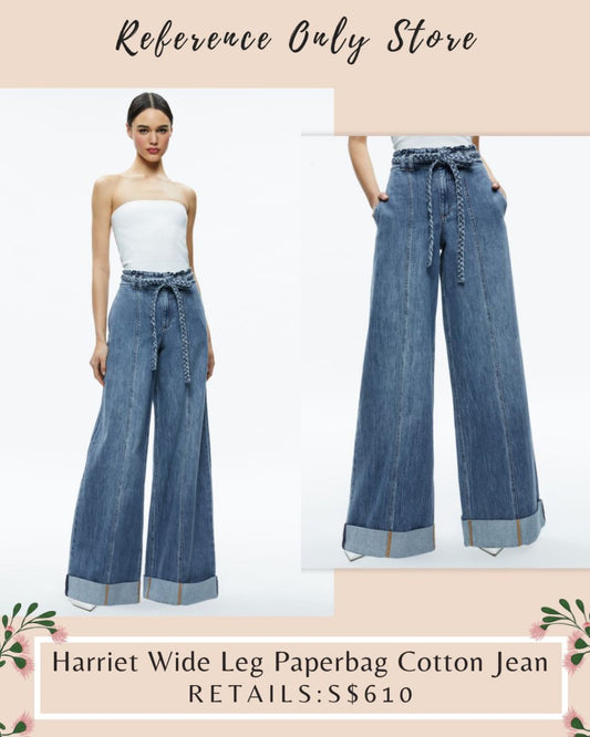 AO Harriet wide leg paper bag Jeans