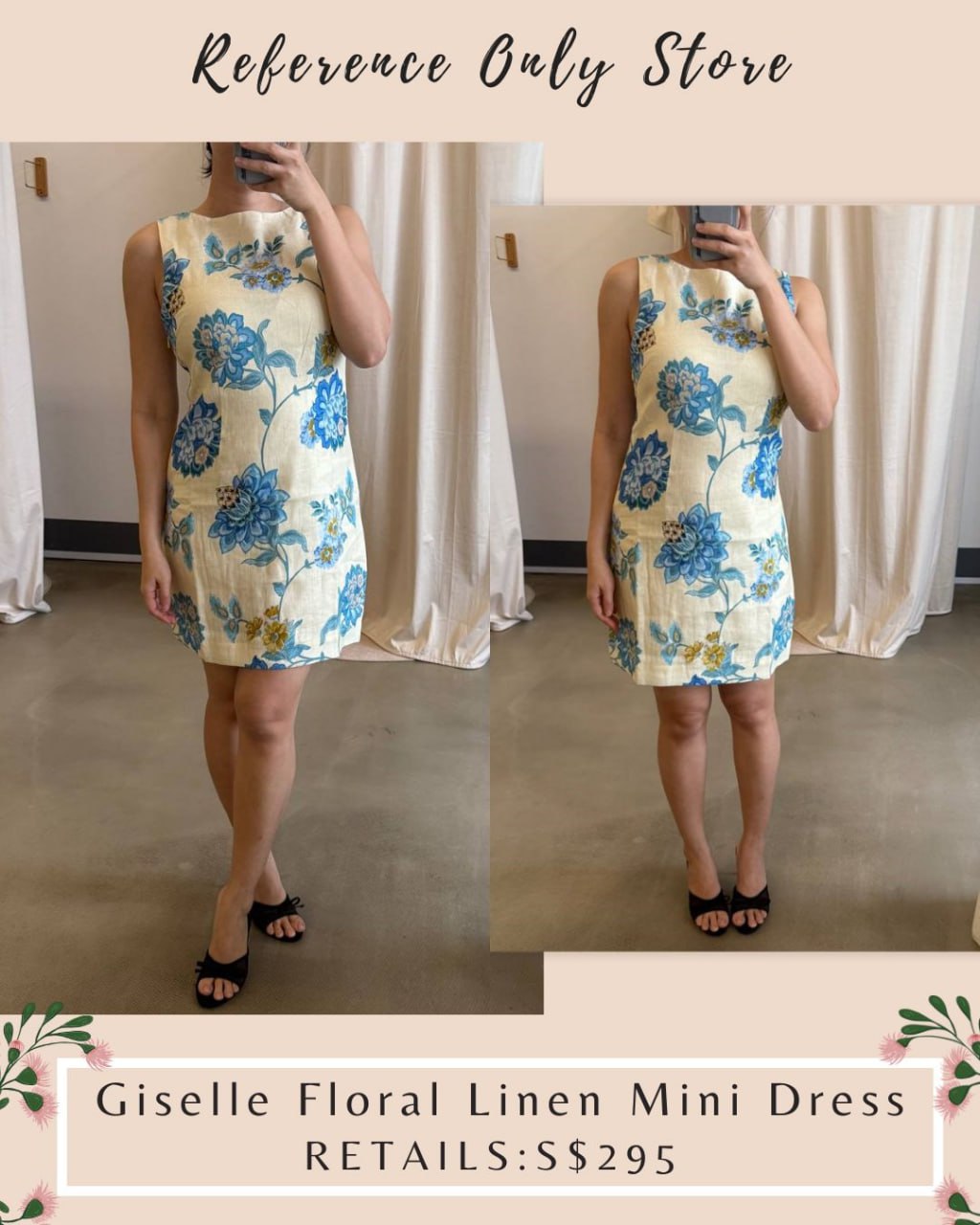 KV Giselle linen mini dress
