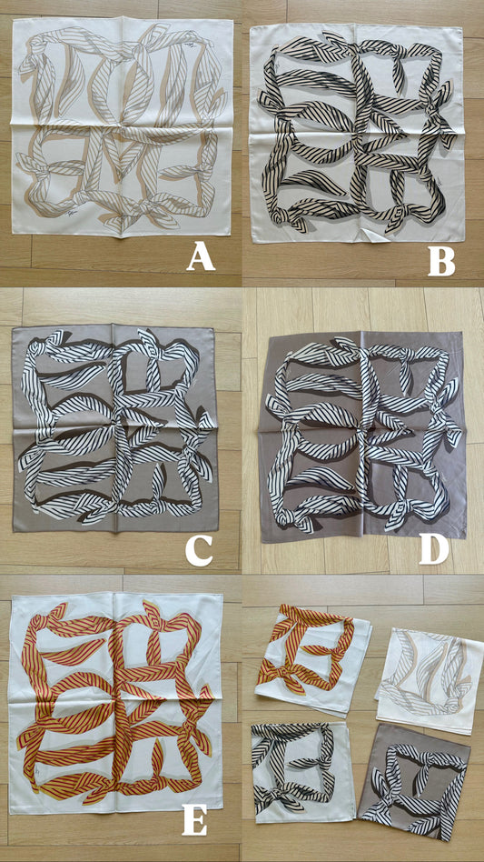 Tot mulberry silk scarf in 5 colors