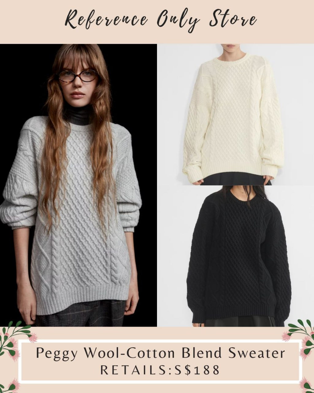 ARZ Peggy wool cotton blend sweater