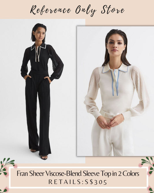 Rs Fran Sheer Polo Shirt