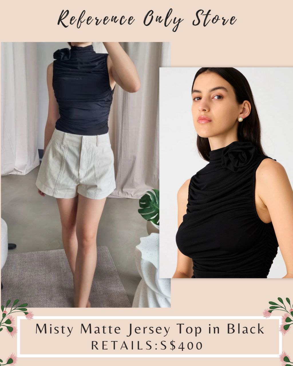 MS Misty Matte jersey top