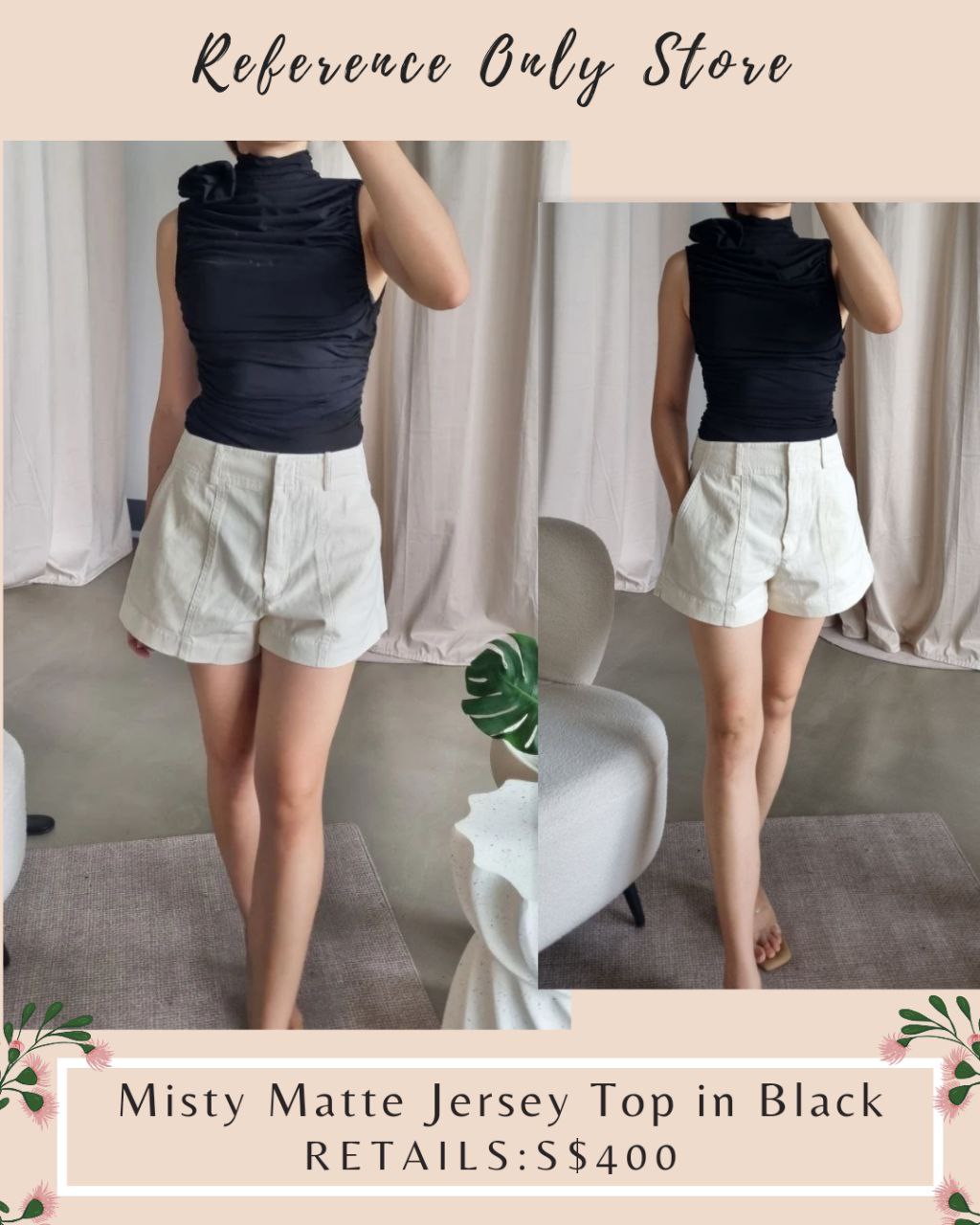 MS Misty Matte jersey top