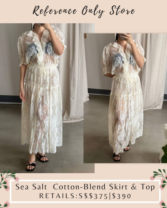 DN Sea Salt cotton blend skirt & top