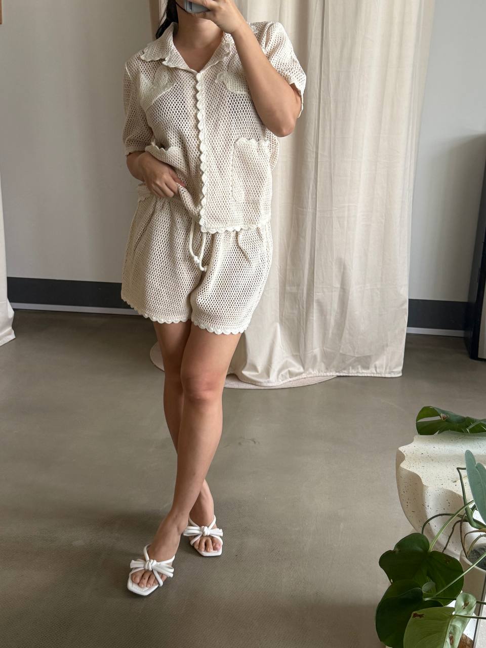 SE Sally crochet top , shorts, dress