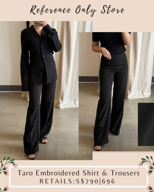 Tot Taro Embroidered Shirt & Trousers Pant