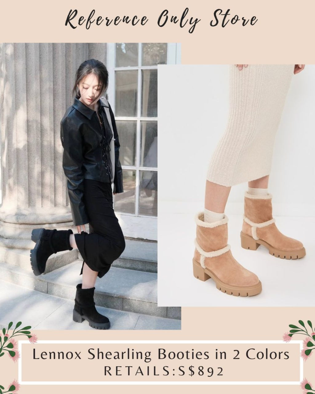 SW Lennox Shearling Booties in 2 colors