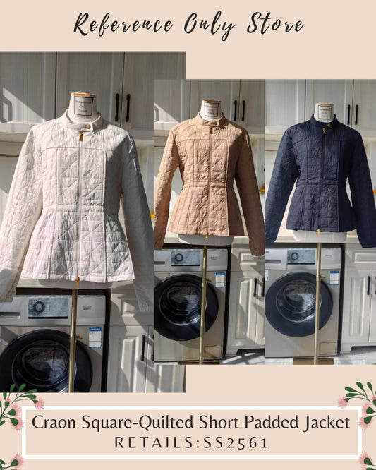 Readystock! MC Craon Square quilted short padded jacket