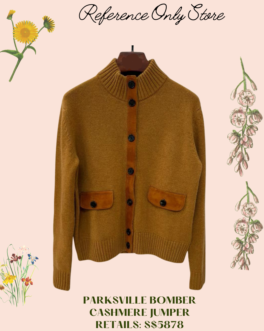 LP Parksville Bomber Cashmere Jumper