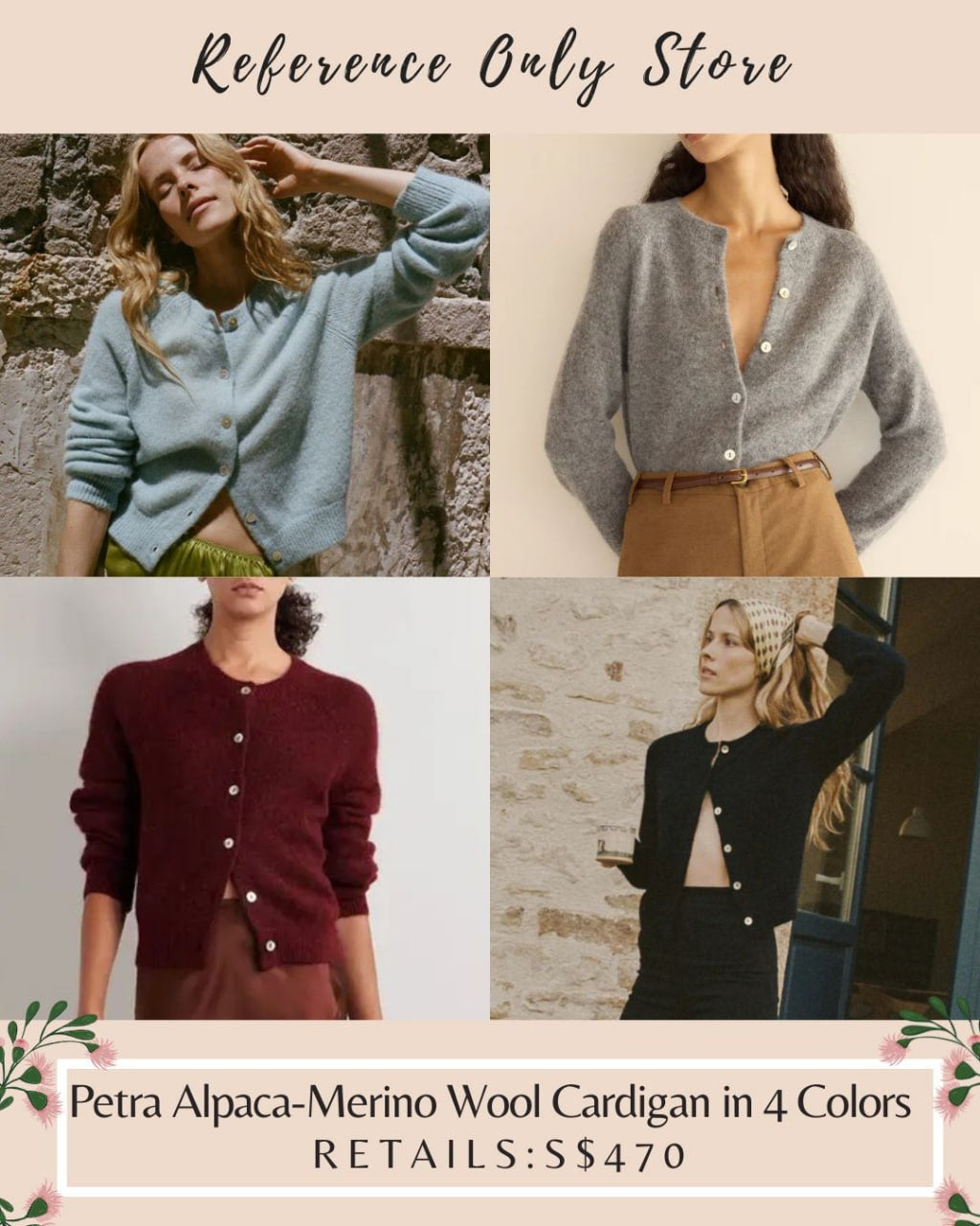 DN Petra Alpaca merino wool cardigan