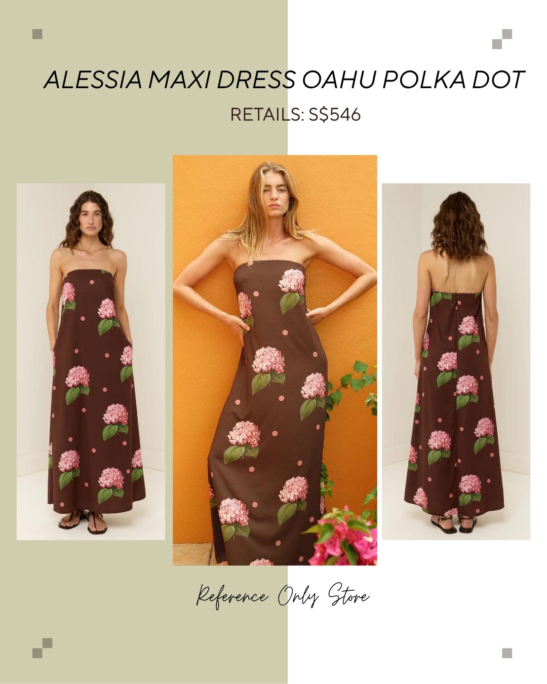 PN Alessia maxi dress polka