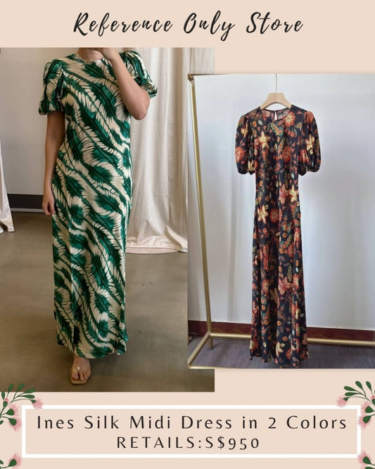 UJ Ines Silk Midi dress