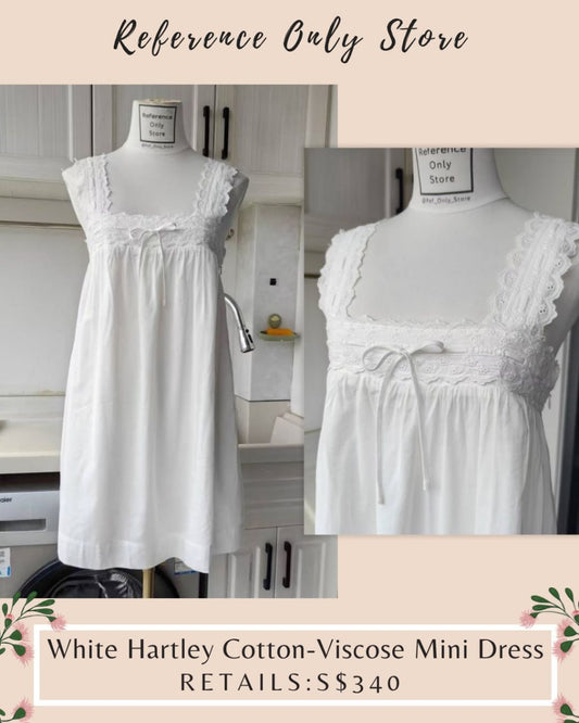 Ref Hartley cotton viscose mini dress