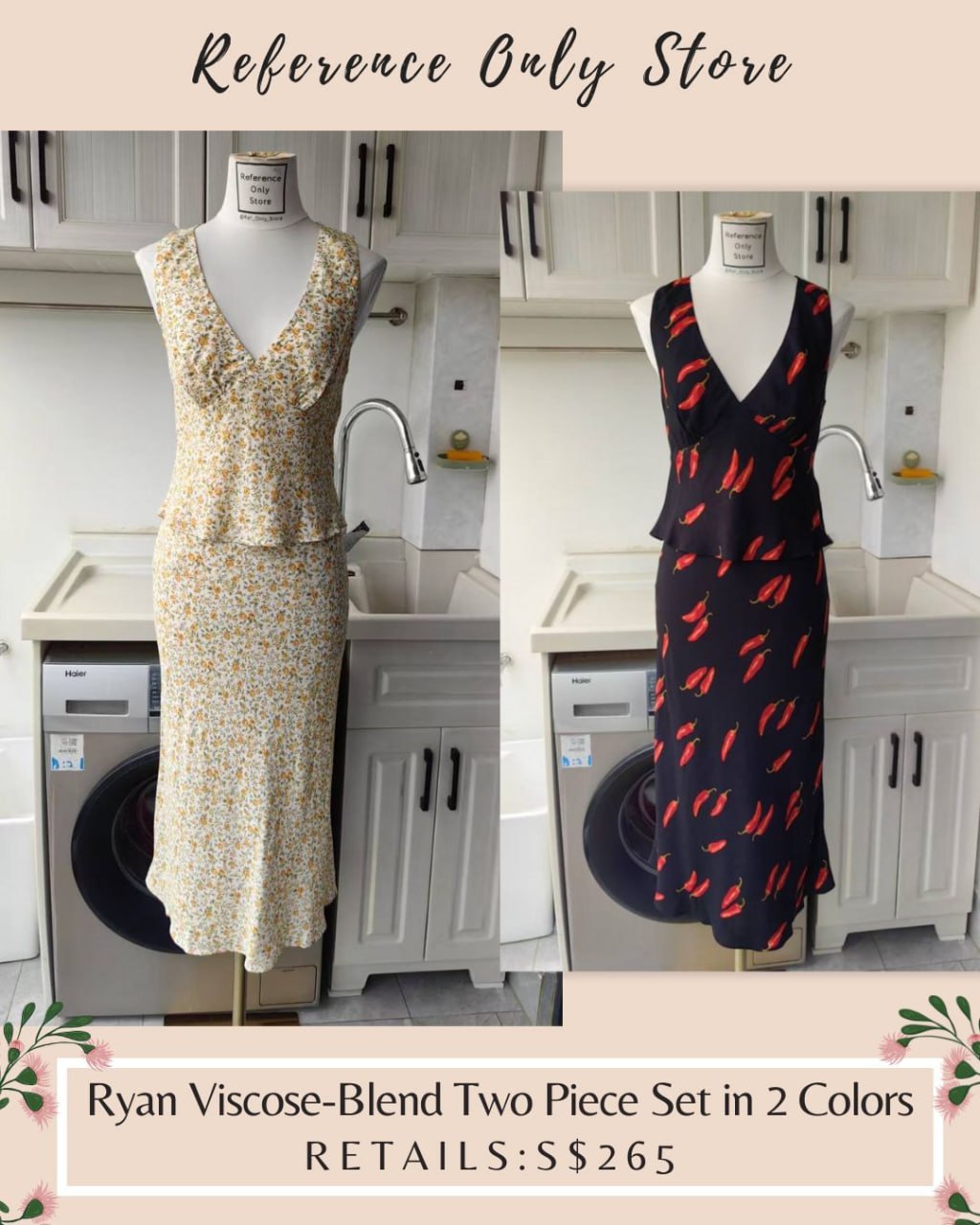 Ref Ryan viscose blend 2 piece set