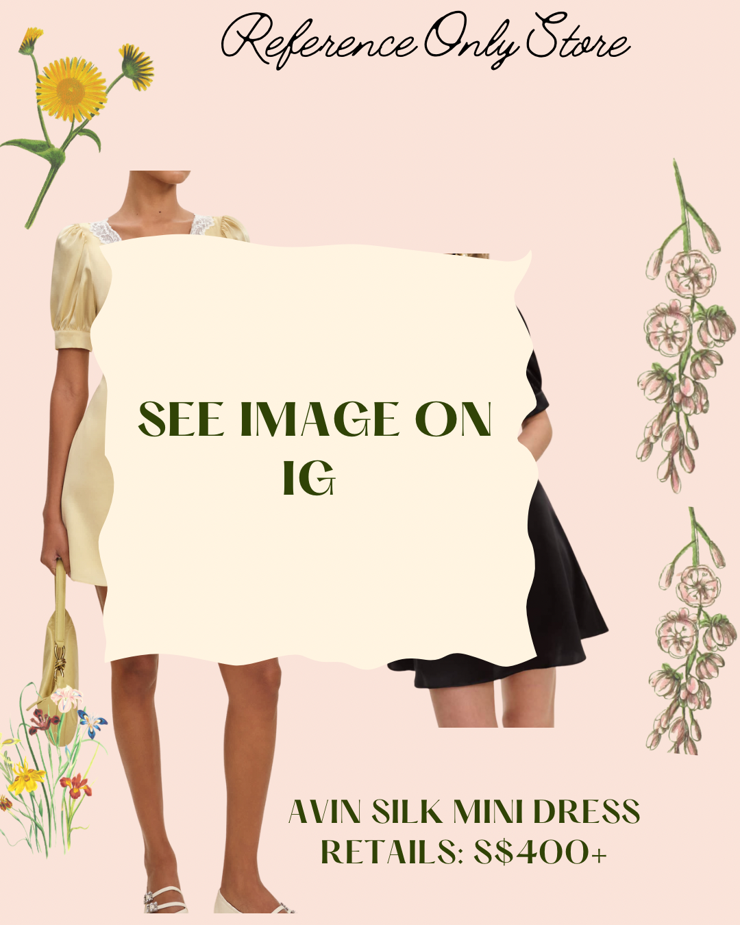 ref Avin silk mini dress
