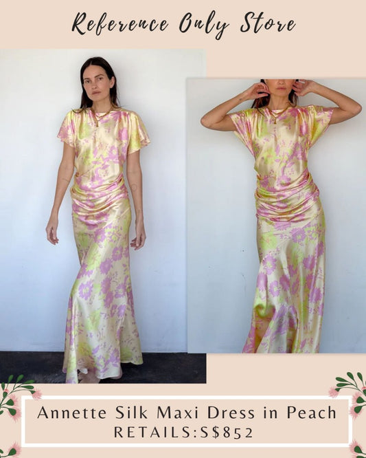 LM Annette Silk Maxi dress