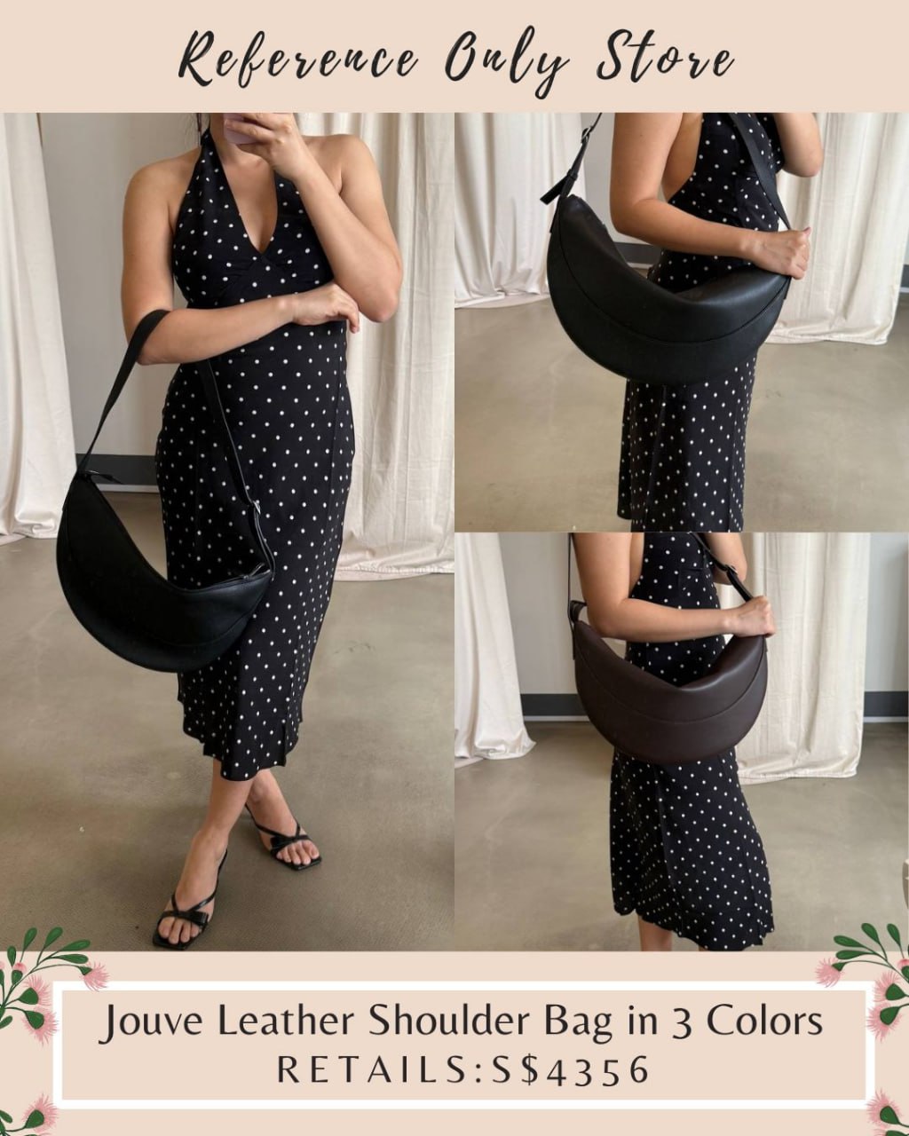 TR Jouve leather shoulder bag