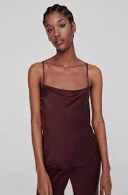 Readystock! SL Straight neck cami top