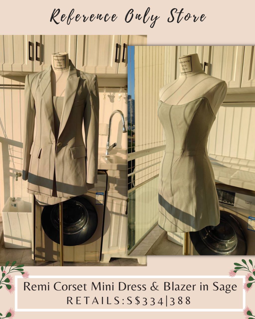 SB Remi Corset Mini Dress & Blazer