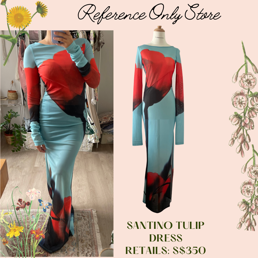 Back in ! RB Santino Midi Tulip Dress
