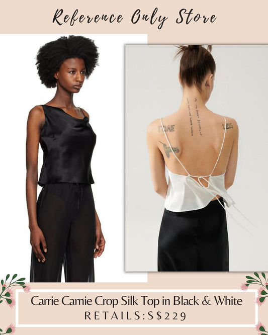 SL Carrie Silk Crop Top