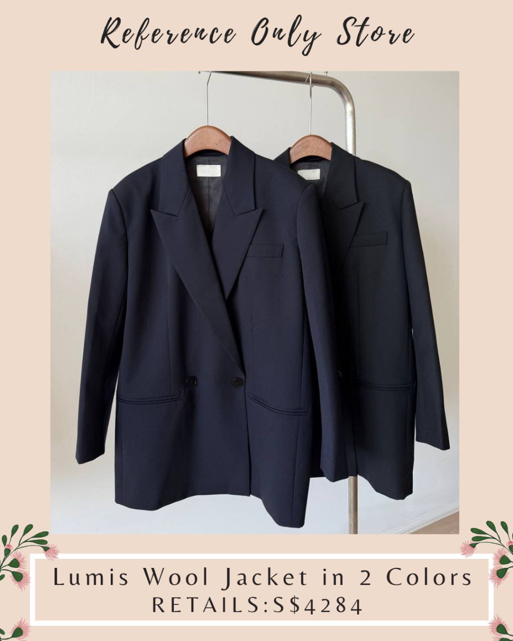 Restocked! TR Lumis wool jacket in 2 colors