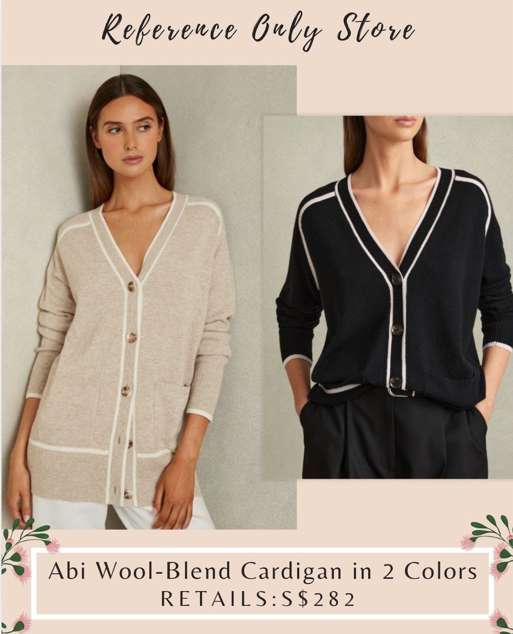 RS Abi Wool Blend Cardigan in 2 colors