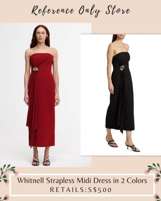 ACL Whitnell  strapless midi dress