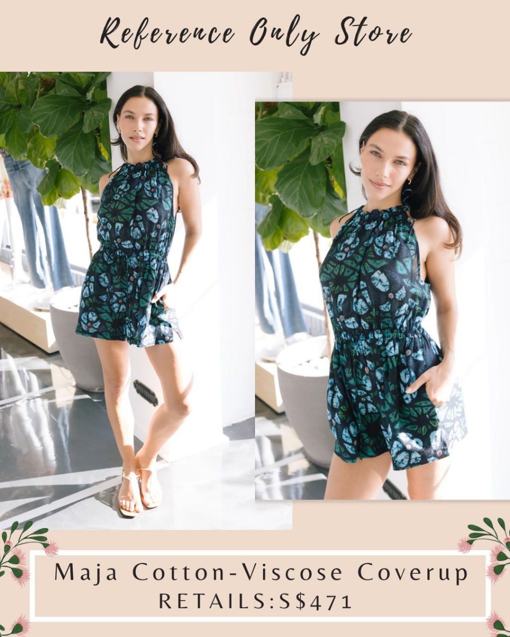 UJ Maja cotton viscose coverup