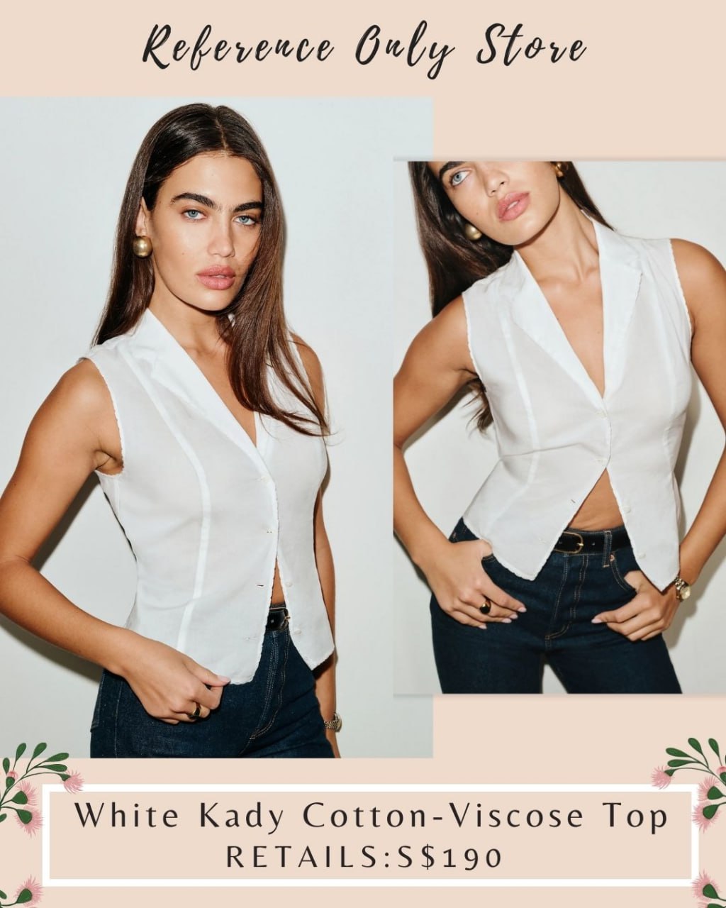 Ref Kady cotton viscose top