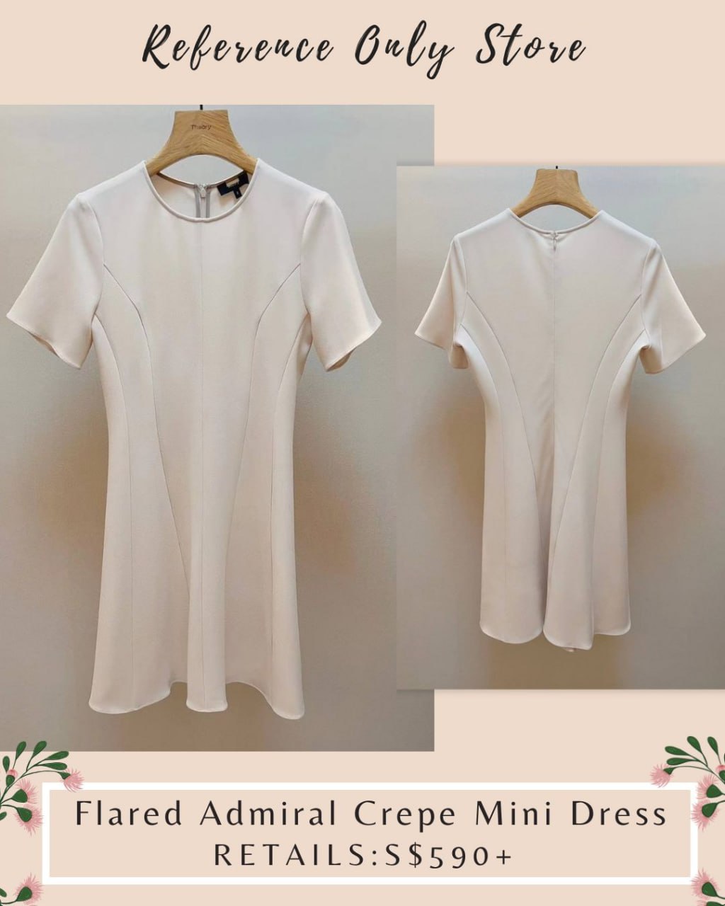 TH Flared Admiral crepe mini dress
