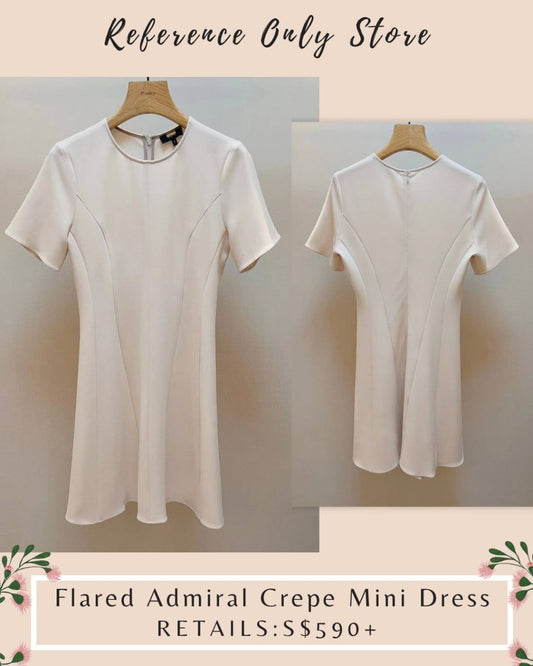 TH Flared Admiral crepe mini dress