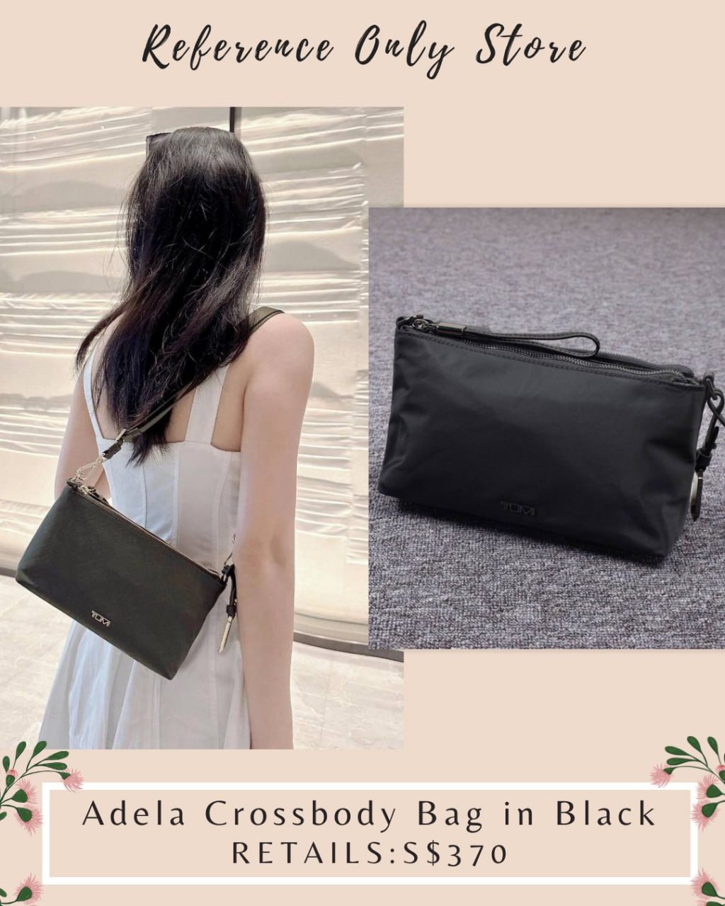 TM Adela crossbody bag in black