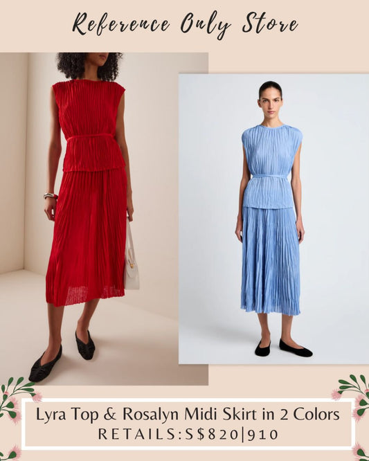 PS Lyra top and rosalyn midi skirt