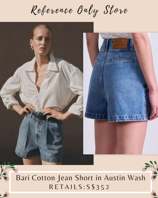 AA Short bari cotton denim jean shorts