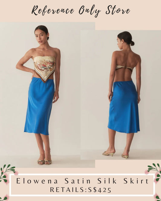 DN Elowena satin silk skirt