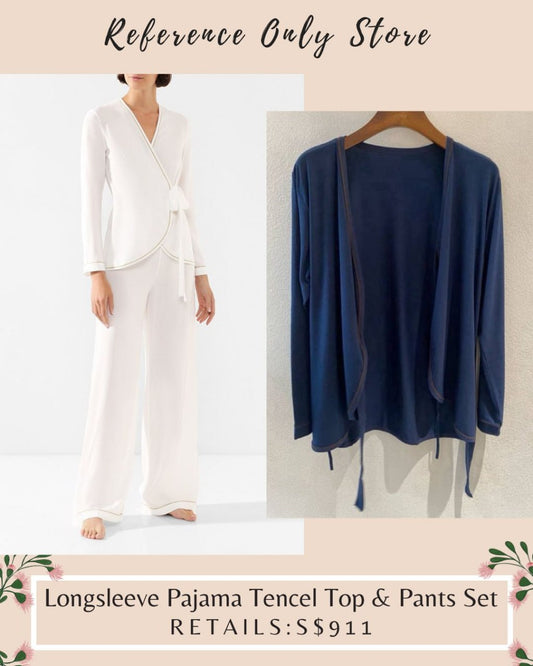 LP Longsleeve pajama tencel top & pants set