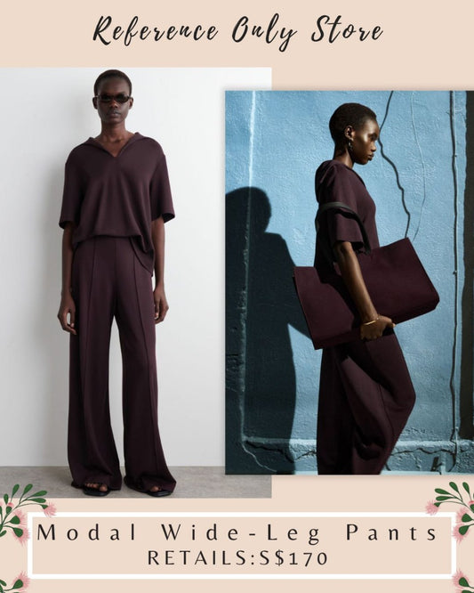 CO Modal wide leg pants