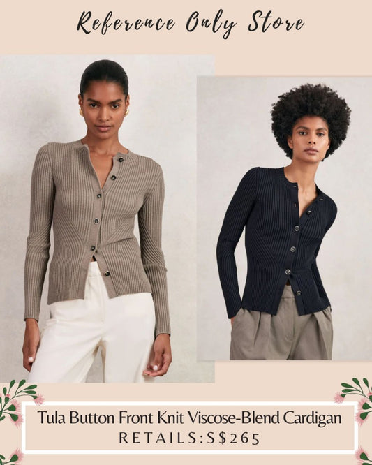 RS Tula button knit viscose blend cardigan