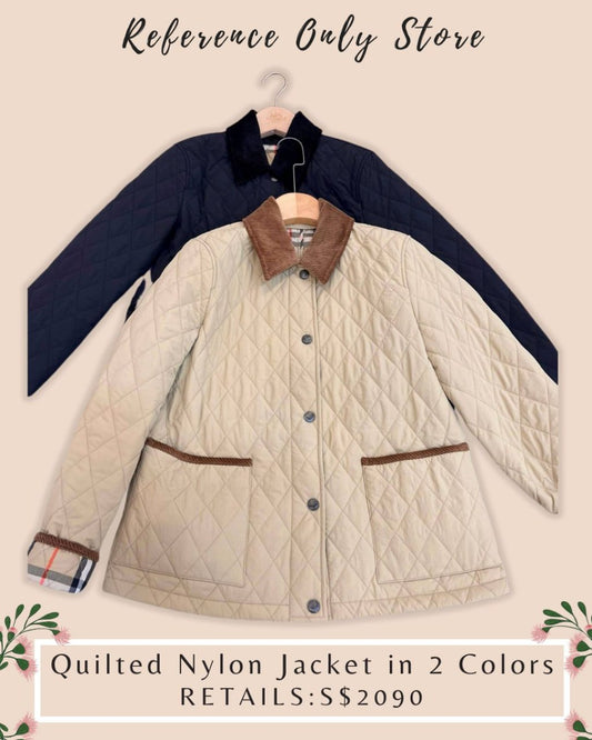 BBR Quilted Nylon Jacket in 2 colors