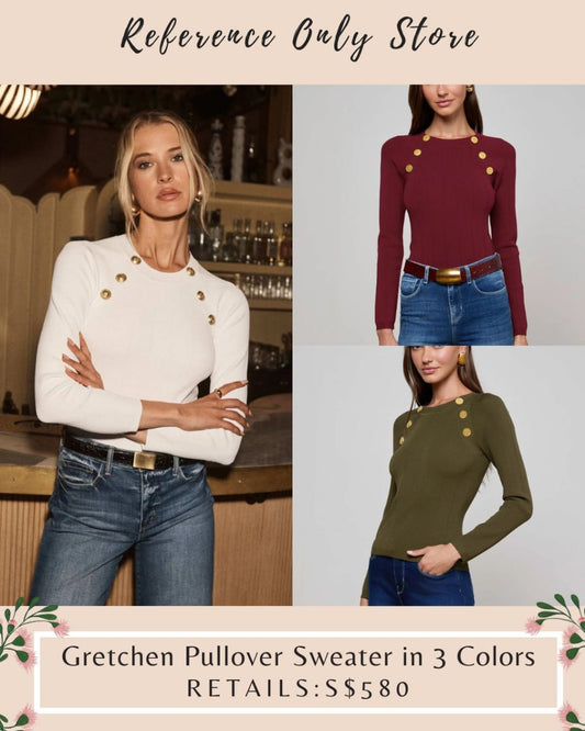 LG Gretchen pullover sweater in 3 colors