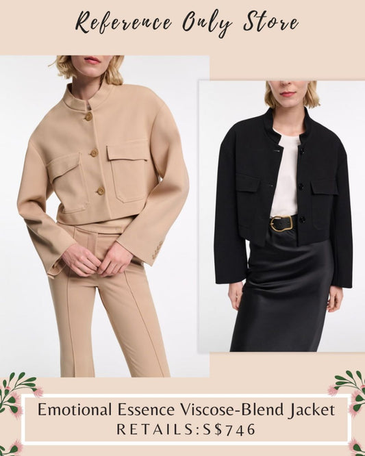 DS Emotional Essence viscose blend jacket