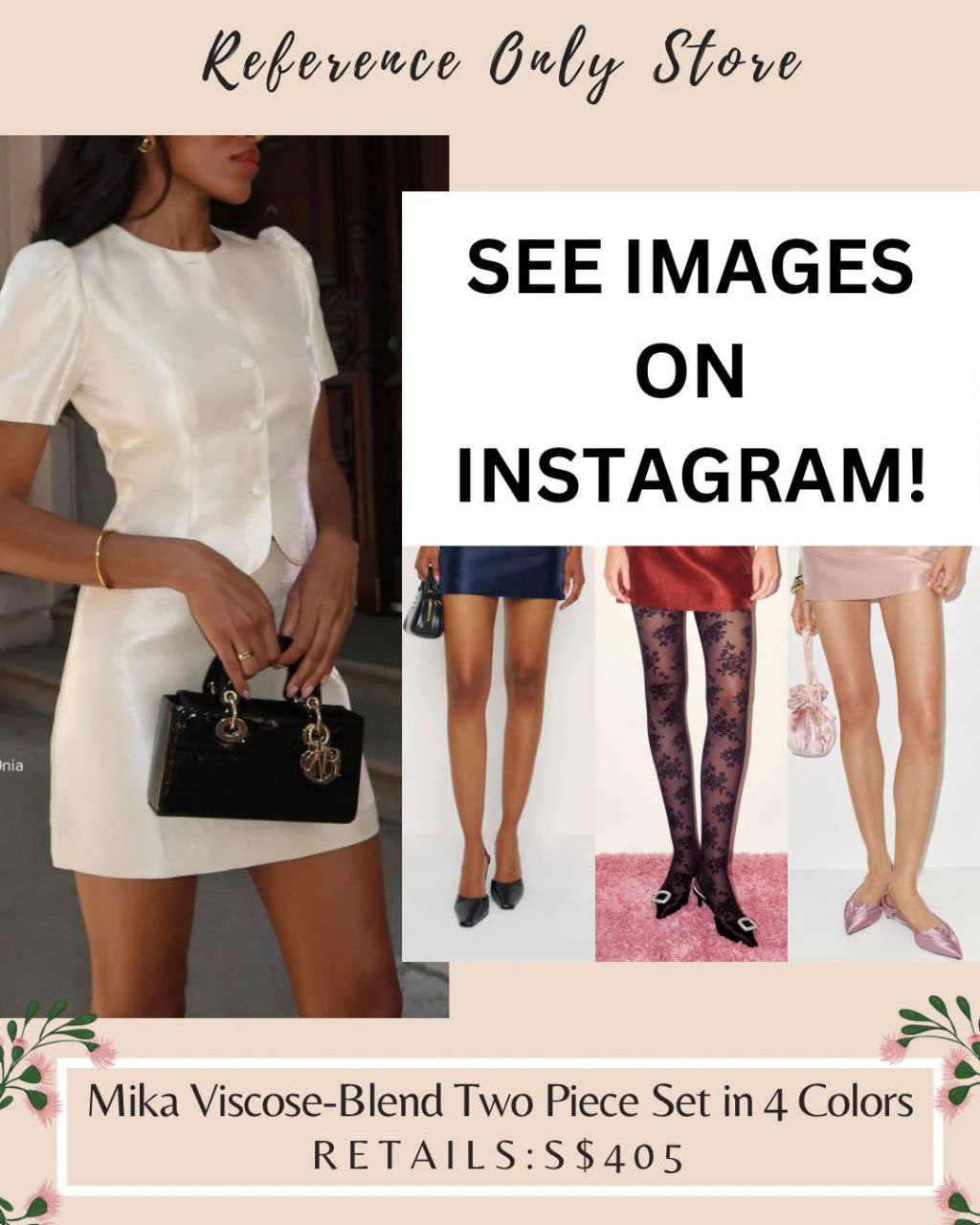 new colors! Ref Mika Top and skirt set