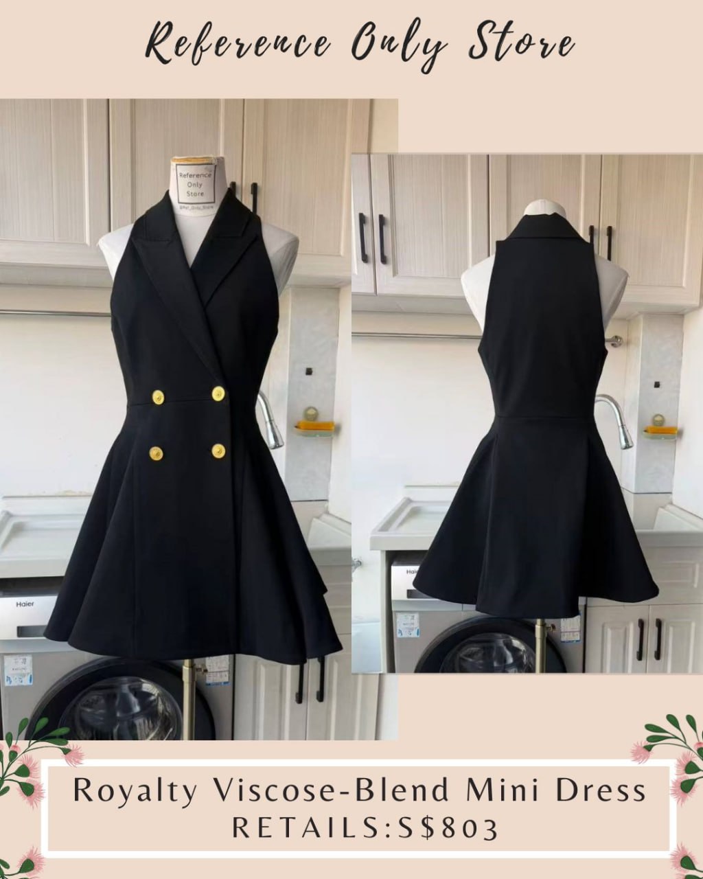 LG Royalty Viscose blend mini dress