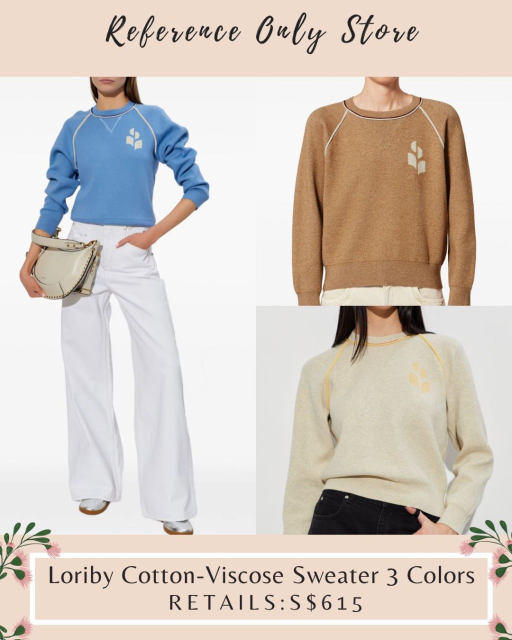 IM Loriby cotton wool blend sweater 3 colors