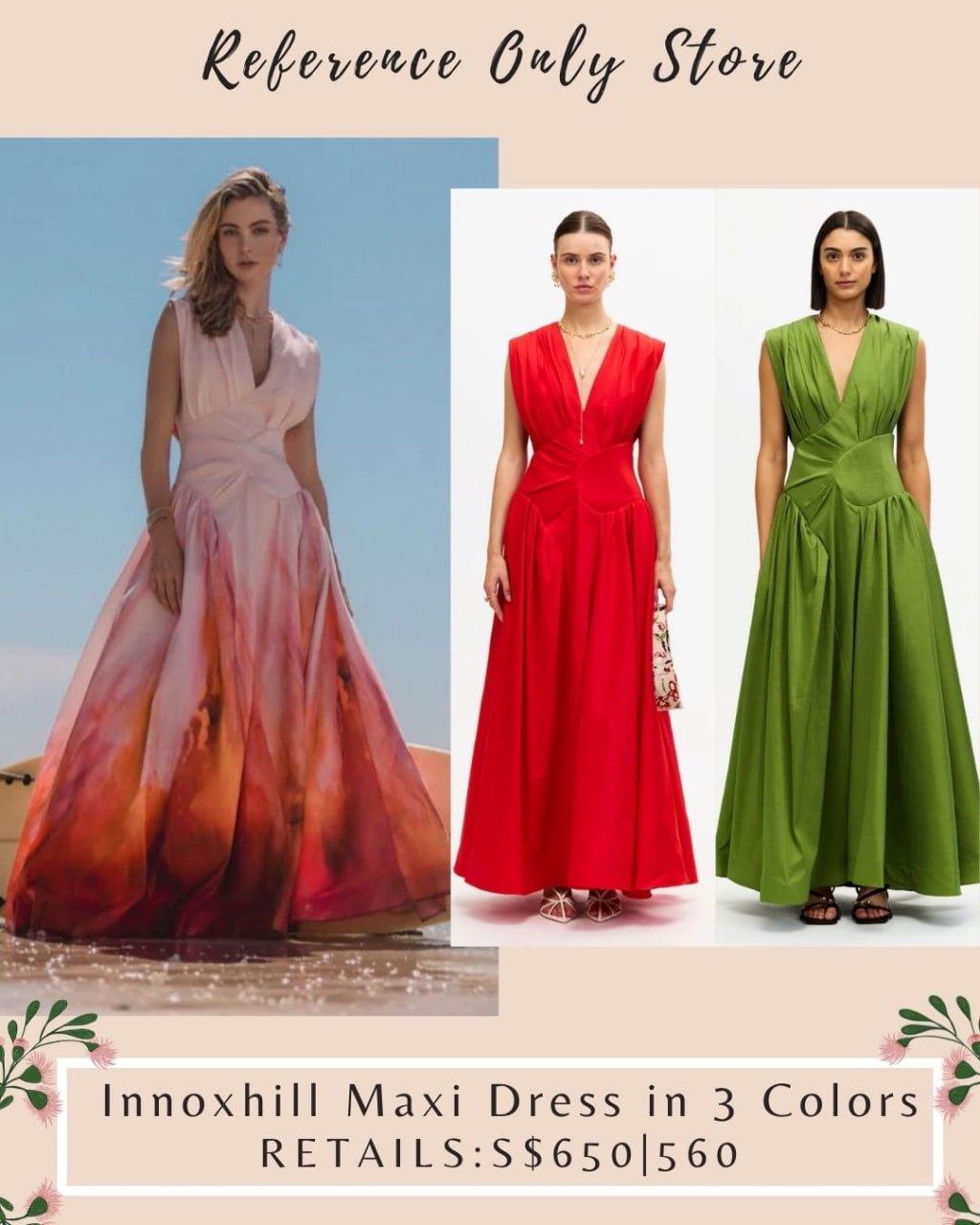 ACL Innoxhill maxi dress in 3 colors
