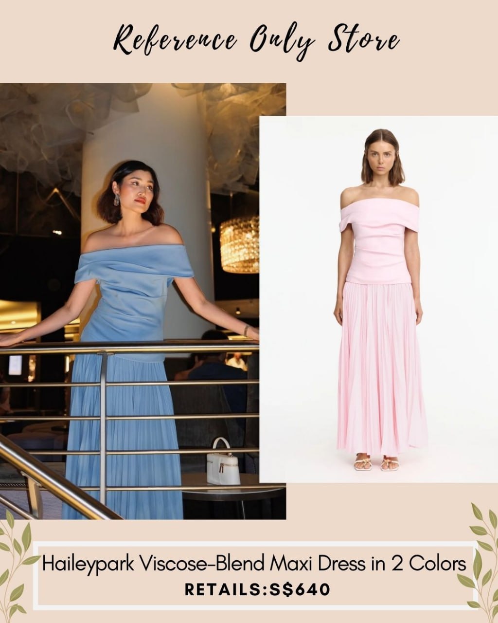 ACL Haileypark viscose blend maxi dress