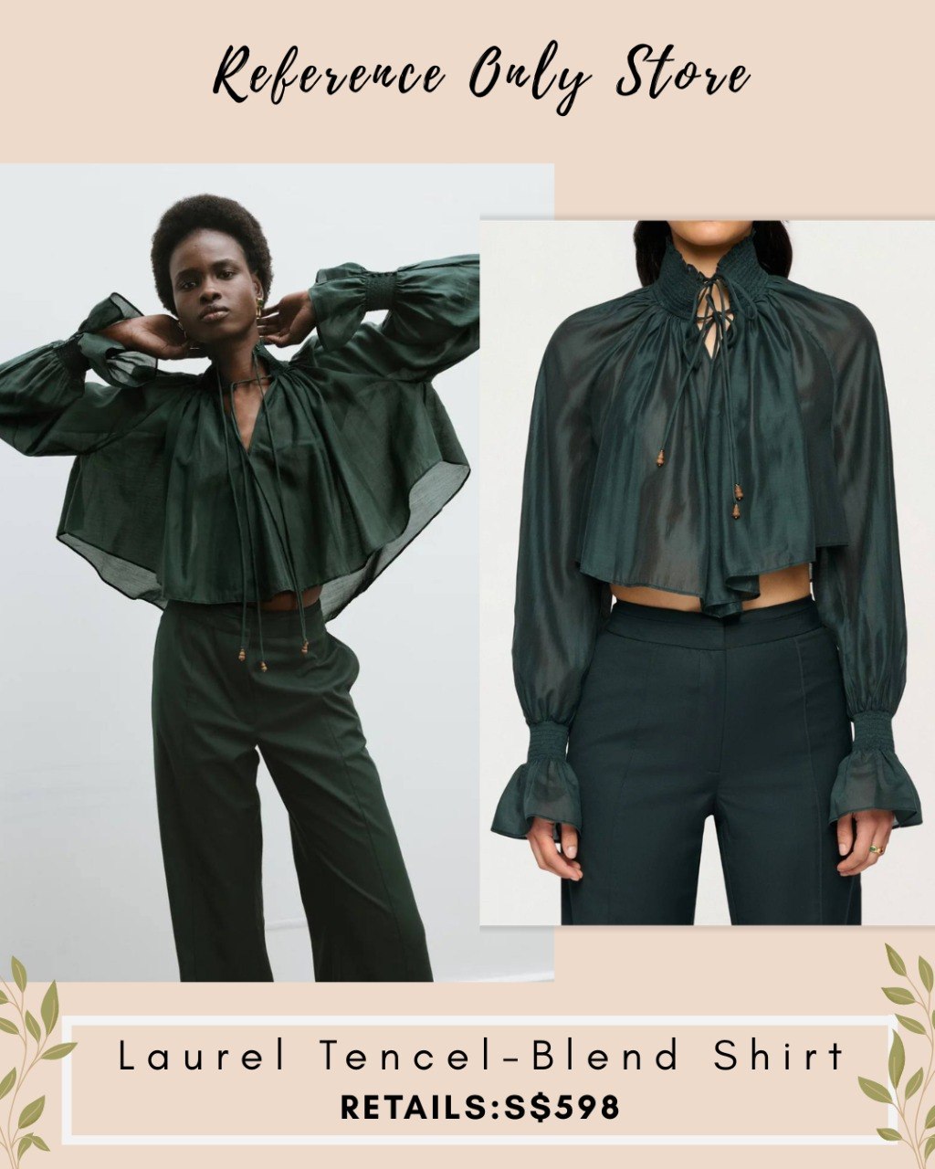CLE Laurel tencel blend shirt